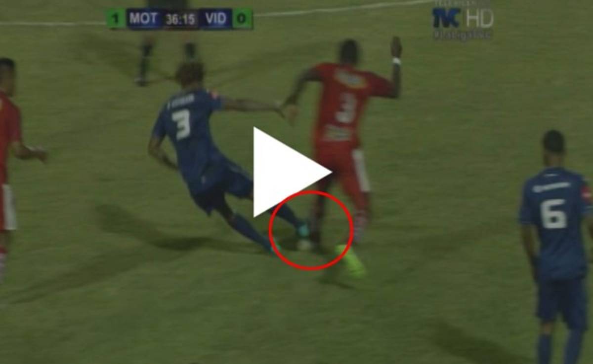 VIDEO: La horrible y desmedida entrada de Henry Figueroa a jugador del Vida