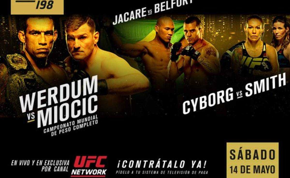 Fabricio Werdum y Stipe Miocic paralizan Brasil en el evento UFC 198