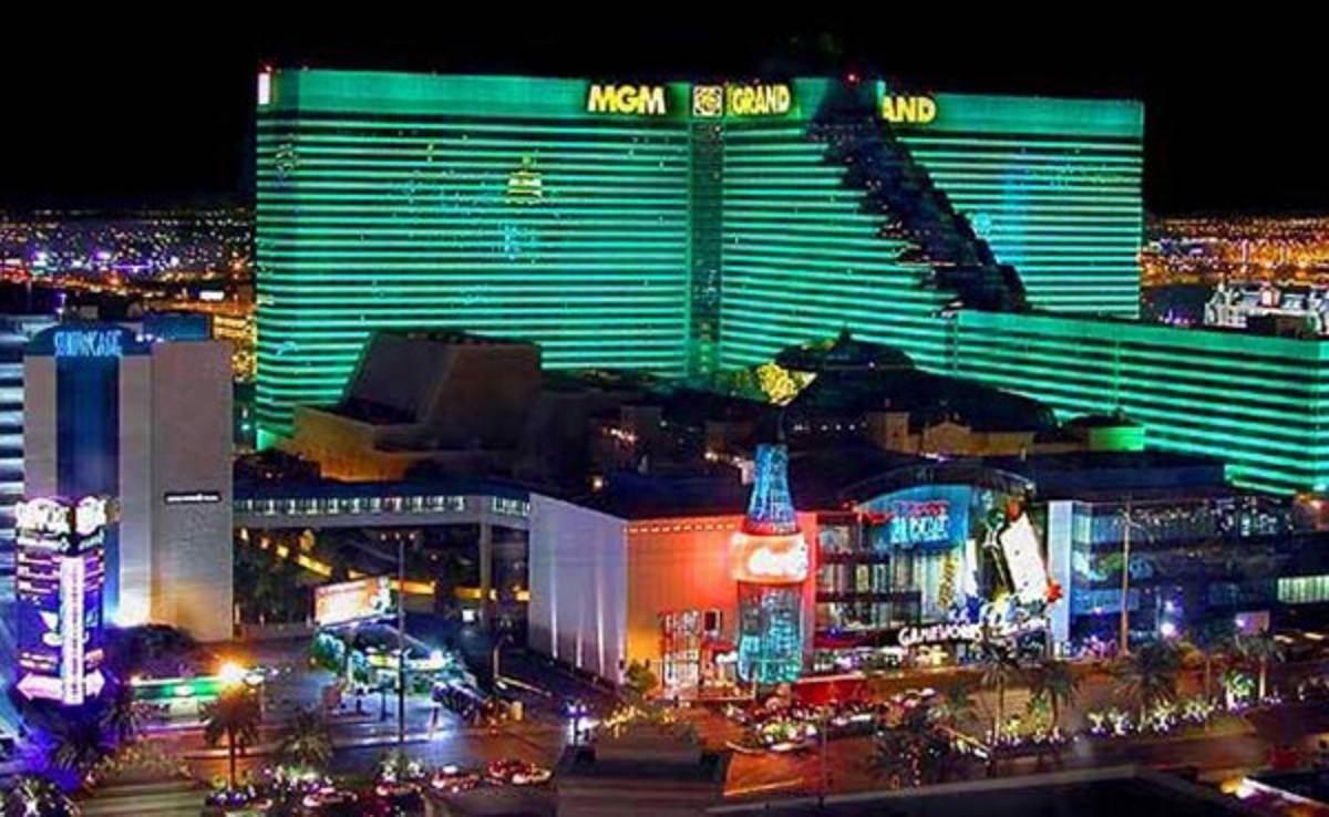 El majestuoso MGM Grand, escenario de la Pelea del Siglo