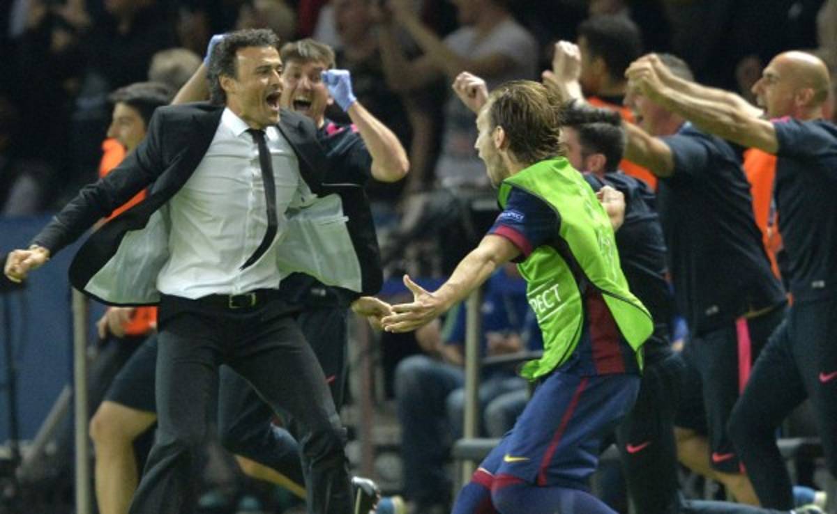 VIDEO: Luis Enrique se volvió loco con el gol de Suárez