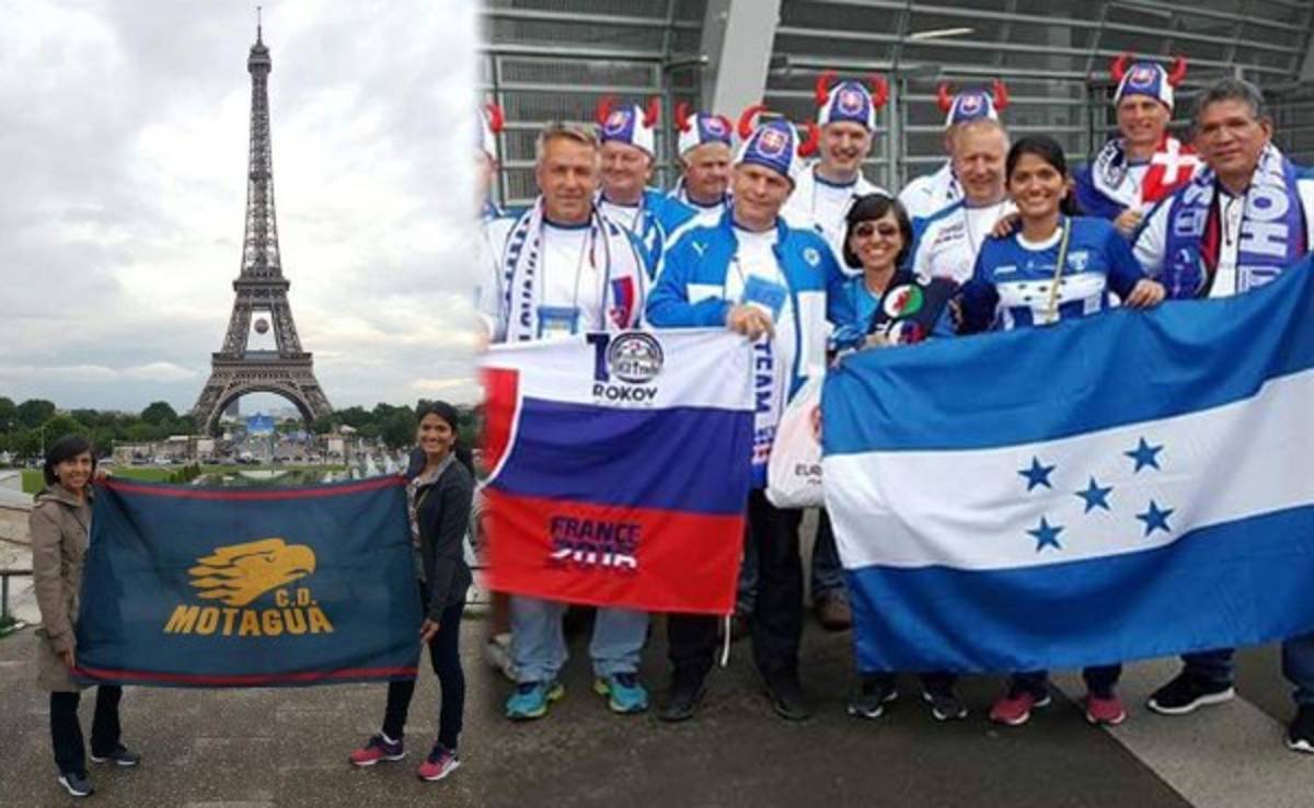 Mirna, la hincha de Motagua que pasea la bandera de Honduras en la Euro 2016
