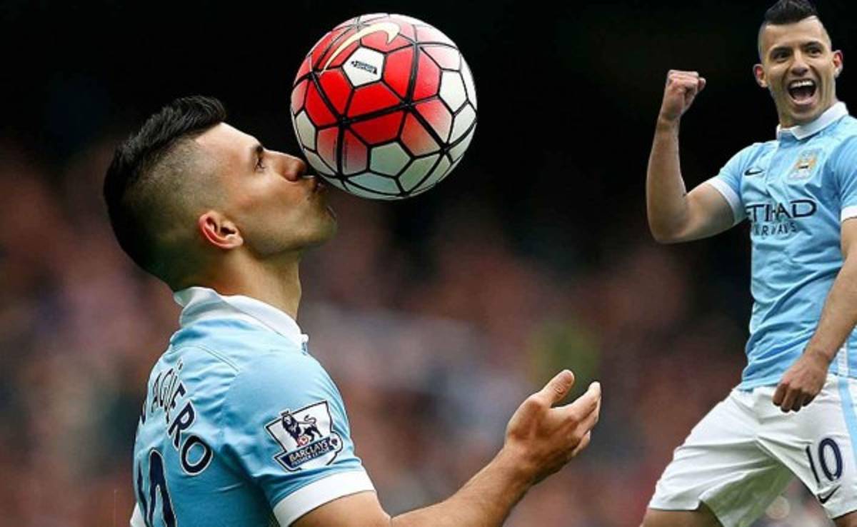 FOTOS: Así fueron los cinco goles del Kun Agüero ante el Newcastle