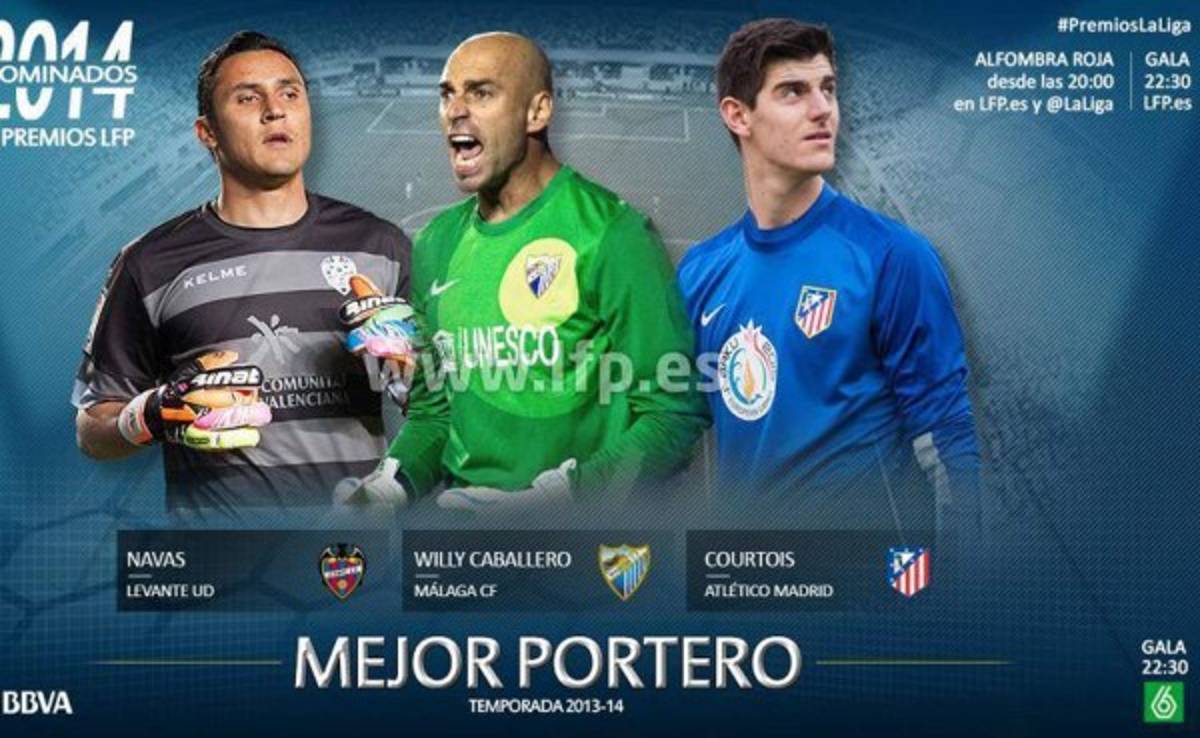 Keylor Navas es nominado a mejor arquero de España