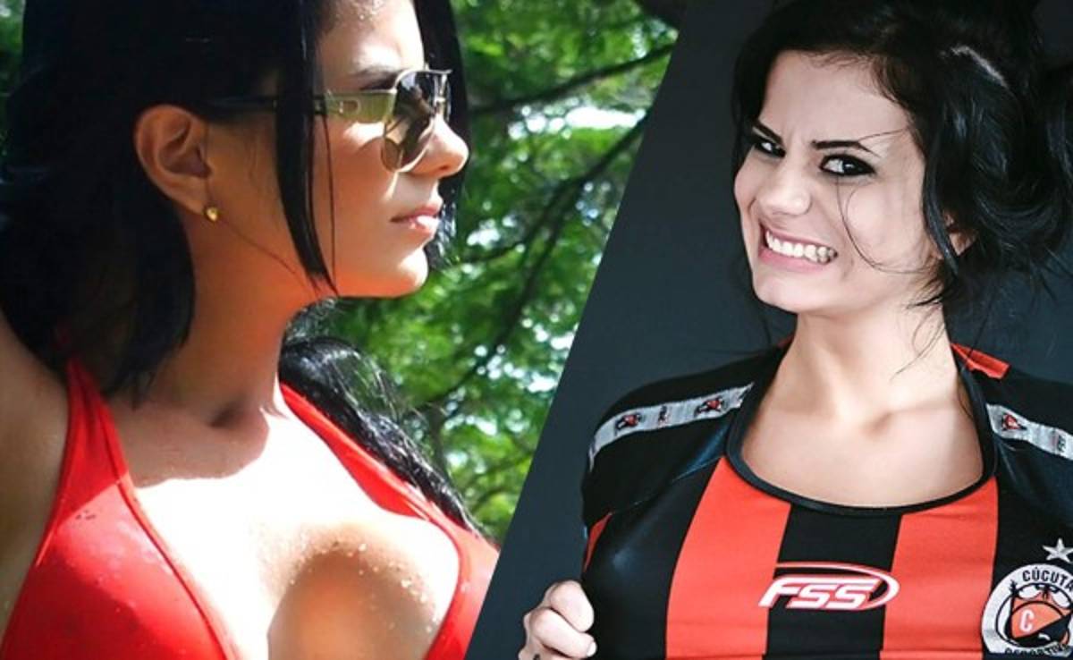 Periodista colombiana se desnuda tras ascenso de su equipo