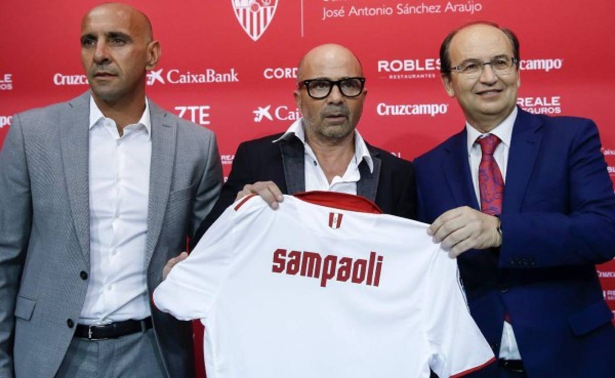 Sampaoli se presenta en Sevilla con promesa de fútbol ofensivo