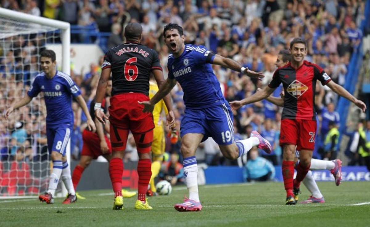 Triplete de Diego Costa le da triunfo a un imparable Chelsea