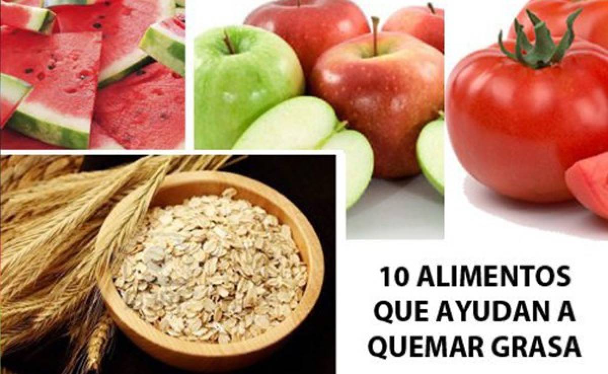 Los 10 alimentos que te ayudan a quemar grasa