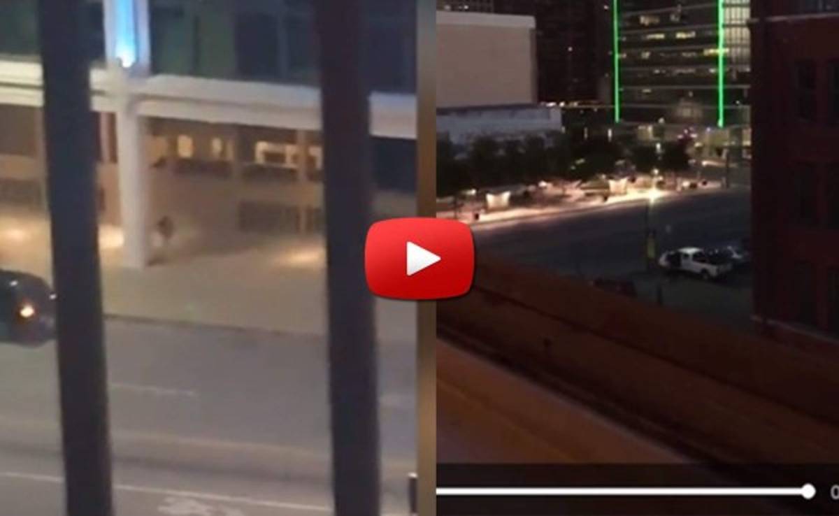 Sujeto grabó el momento en que tirador dispara a policías