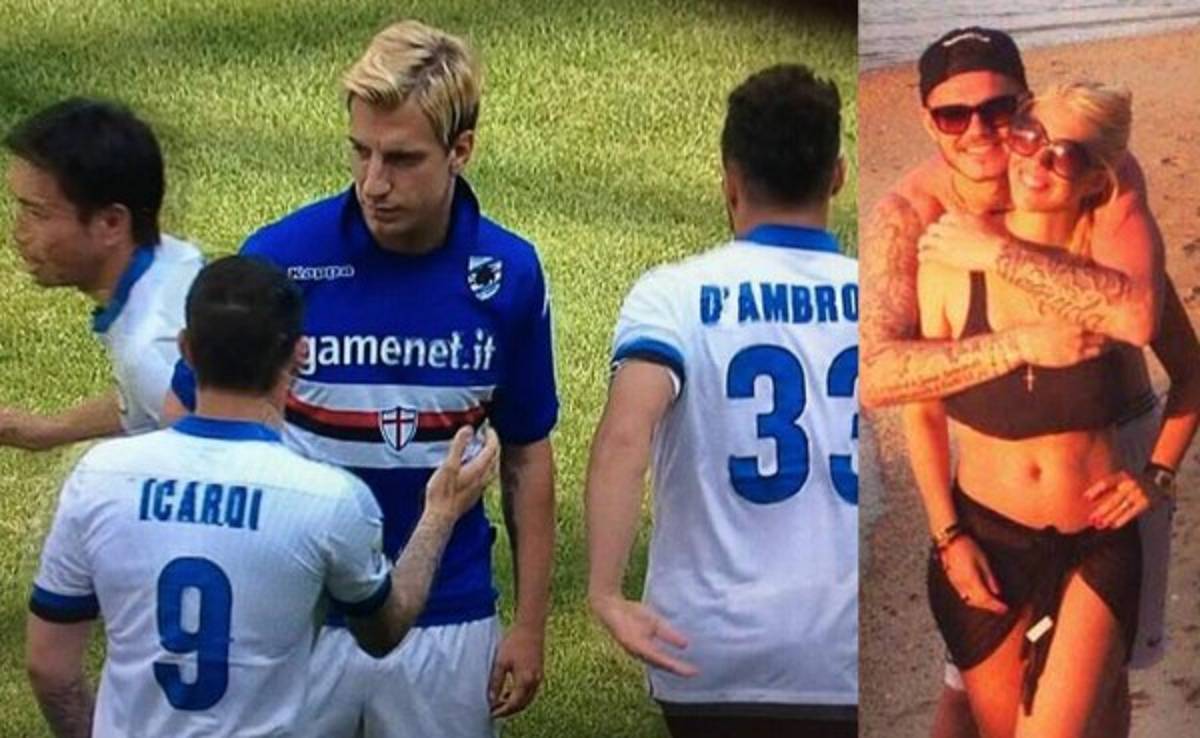Maxi López le negó el saludo a su compatriota Icardi