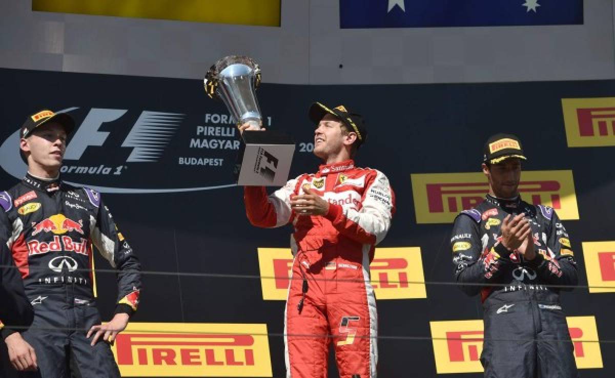 Vettel gana el GP de Hungría y se lo dedica a Jules Bianchi