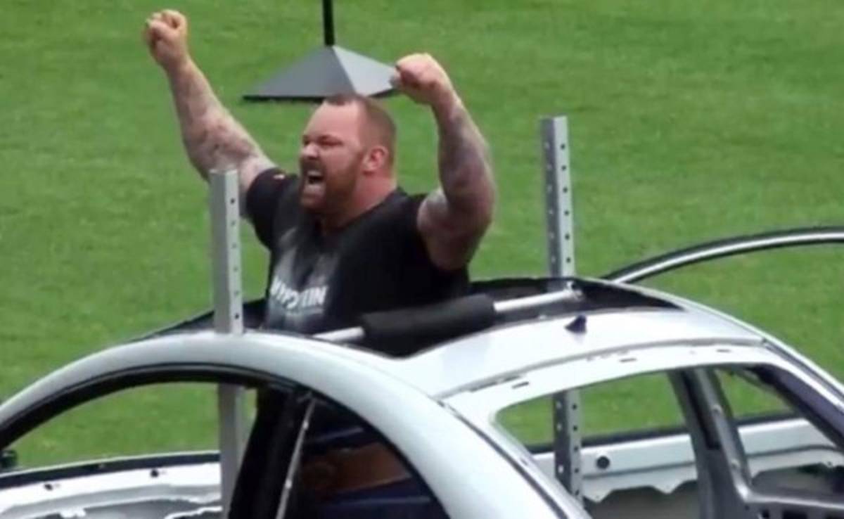 VIDEO: Un actor es el hombre más fuerte de Europa