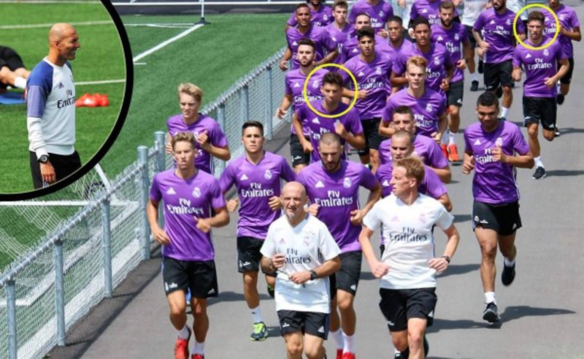 Polémica porque Zidane llevó a sus dos hijos a la pretemporada con Real Madrid