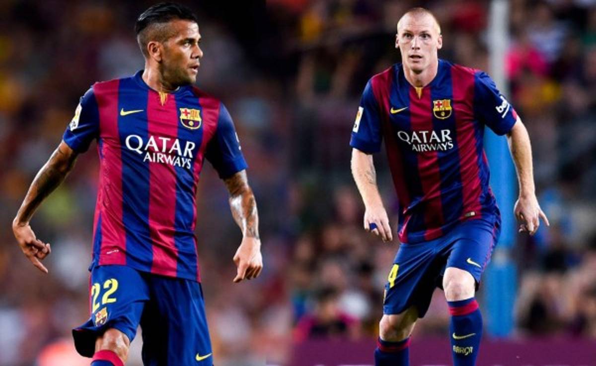 Mathieu y Alves, bajas en el Barcelona para juego ante Málaga