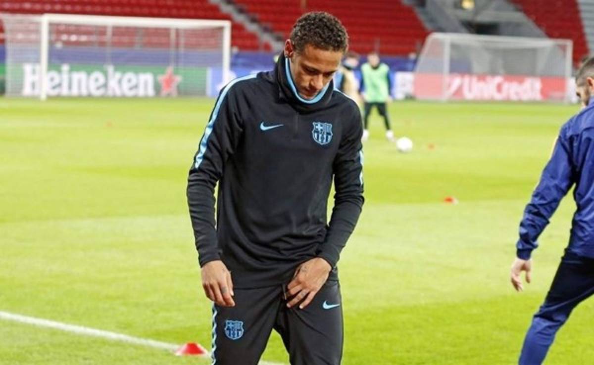 Neymar es baja en el Barcelona frente al Málaga