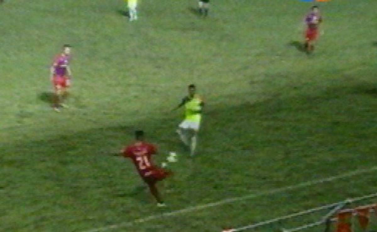 VIDEO: El errorazo de Danilo Tobías en el segundo gol de Honduras Progreso