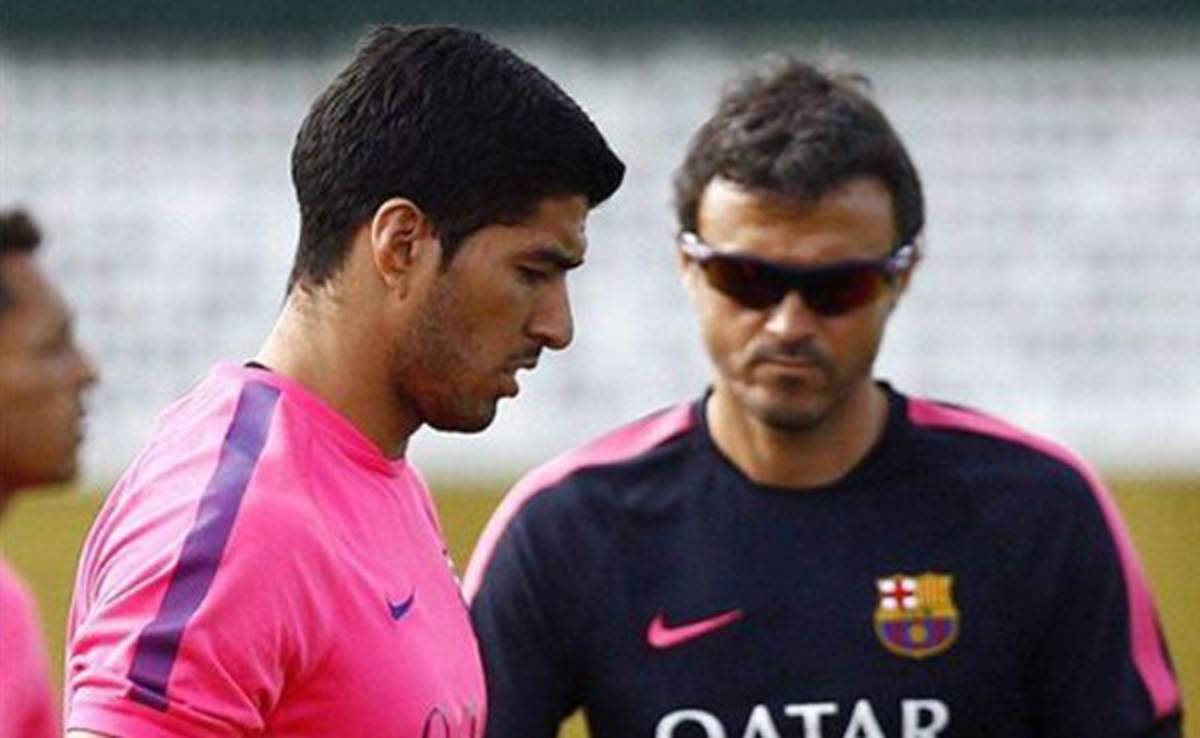 Luis Enrique expresa su apoyo a Luis Suárez en el Barcelona