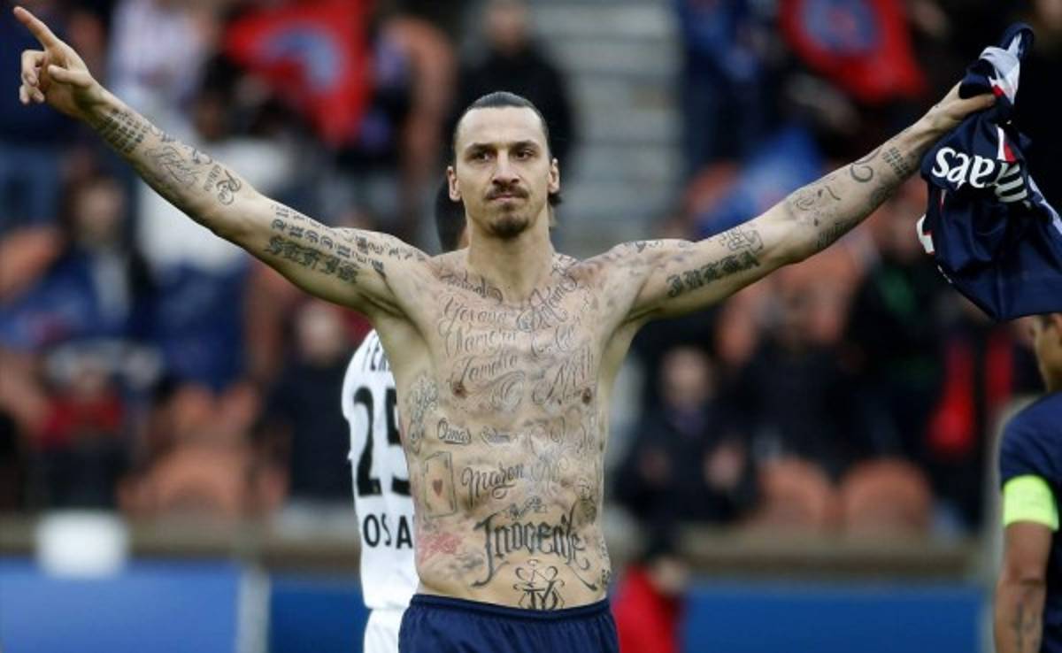 Ibrahimovic y sus tatuajes