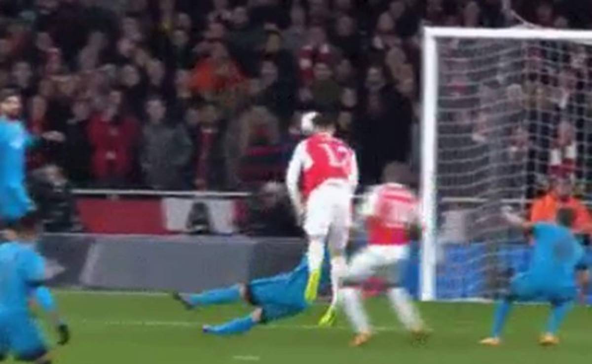 Ter Stegen y su milagrosa tapada contra el Arsenal