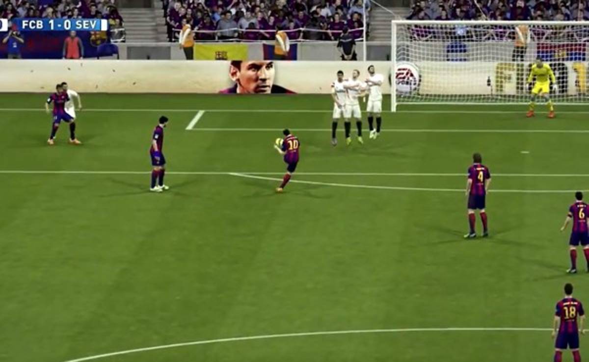 VIDEO: Recrean los goles récord de Messi en el FIFA 15