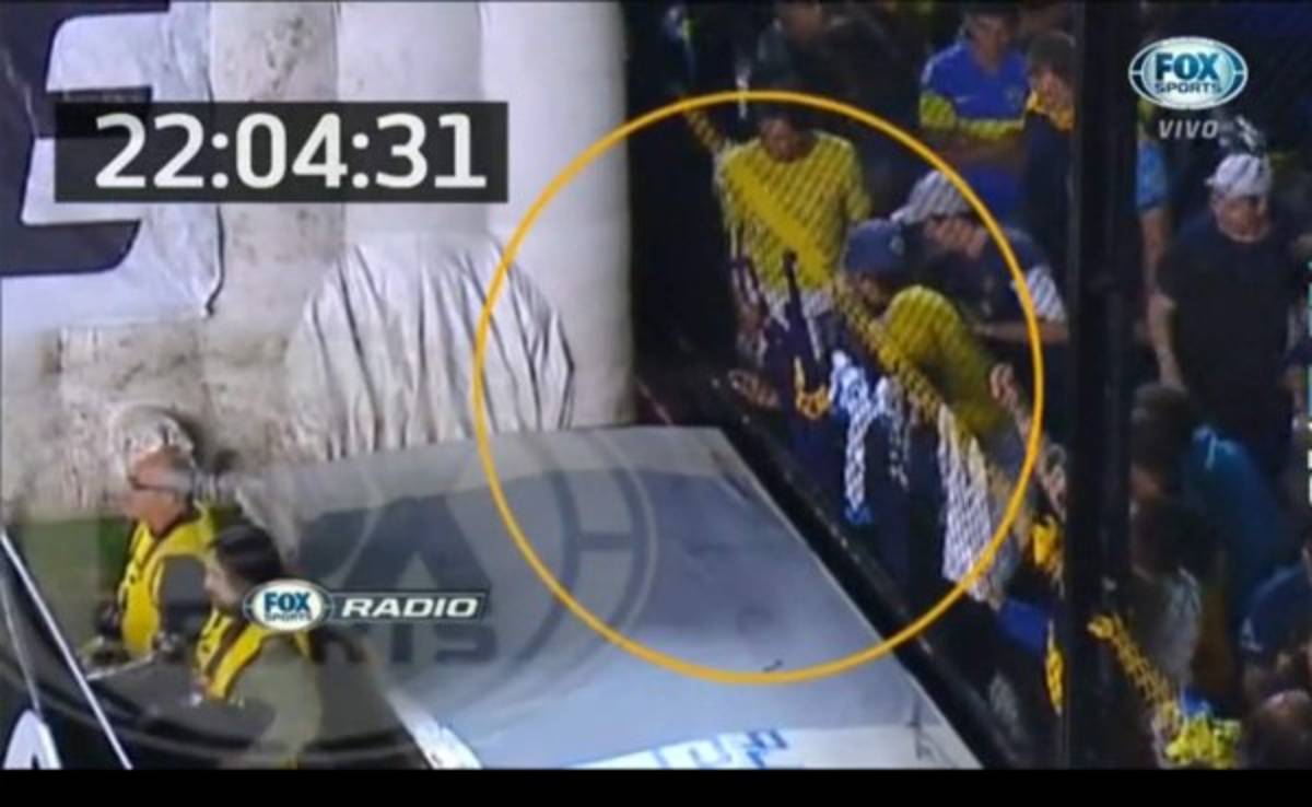 VIDEO: Así le arrojaron gas pimienta a jugadores del River Plate en La Bombonera