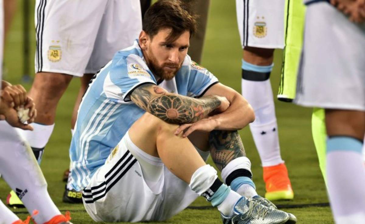 Lionel Messi anunció su retiro de la selección de Argentina