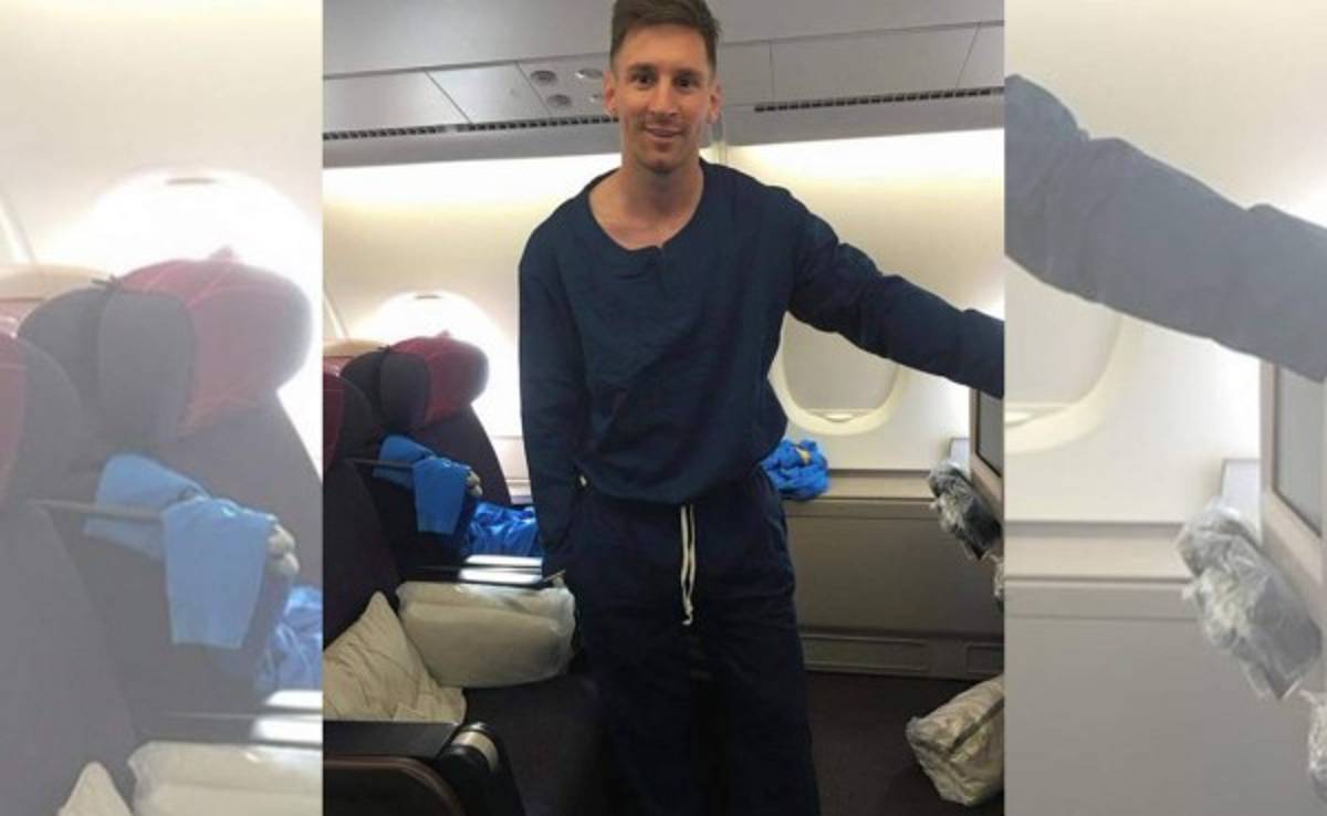 En pijama voló Barcelona hacia Japón para el Mundial de Clubes