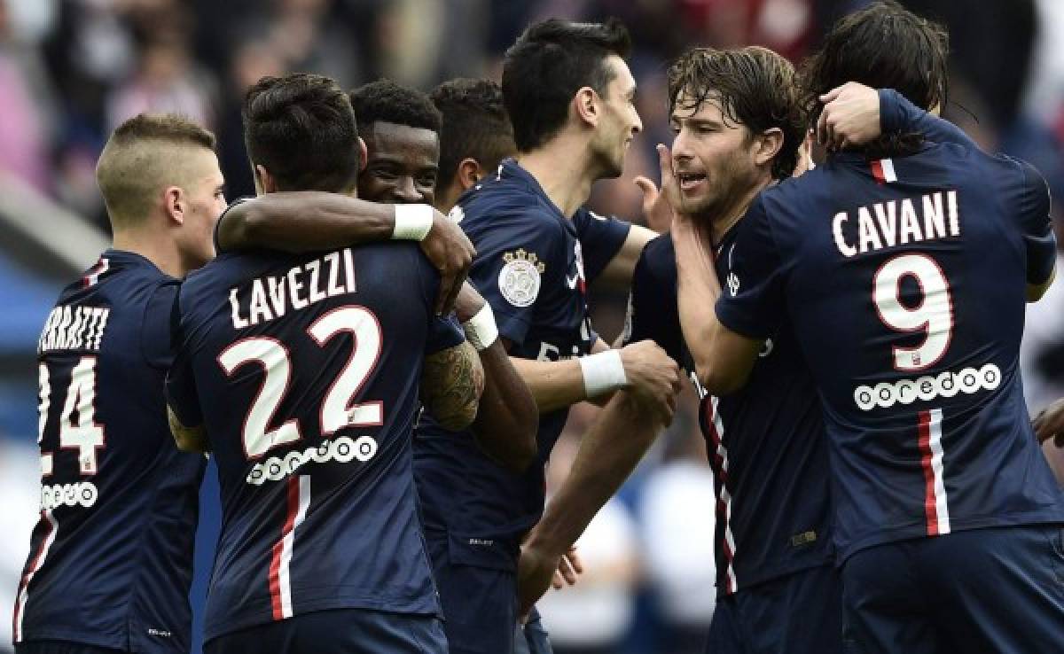 PSG golea a Lille con triplete de Lavezzi y doblete de Cavani