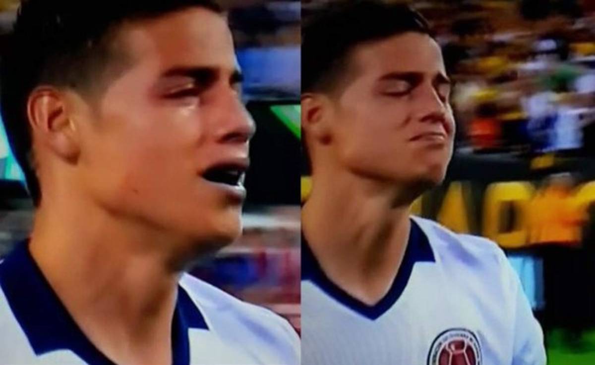 James Rodríguez celebra entre lágrimas el pase a semifinales
