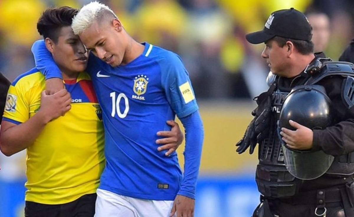 El detallazo de Neymar con un aficionado ecuatoriano
