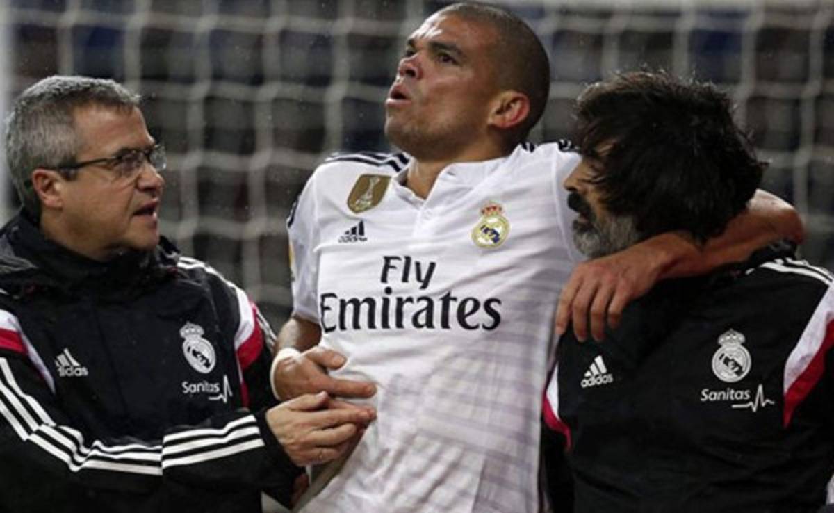 Pepe no llega a tiempo en un Real Madrid con plaga de bajas