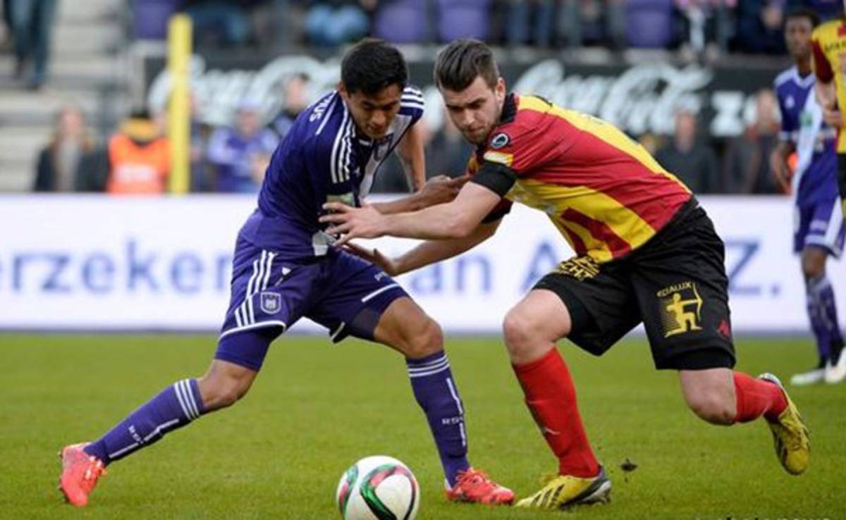 Andy Najar reapareció recuperado en empate del Anderlecht