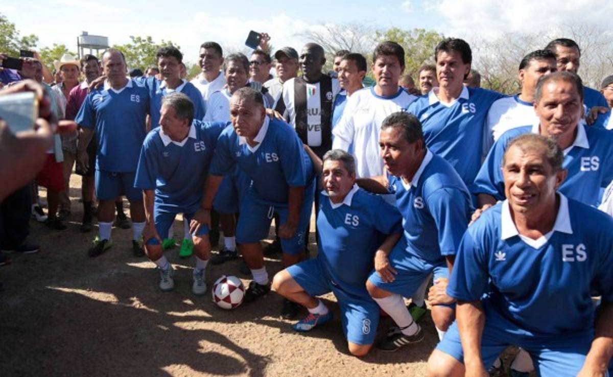 Mundialistas del 82 entre Honduras y El Salvador empataron en amistoso