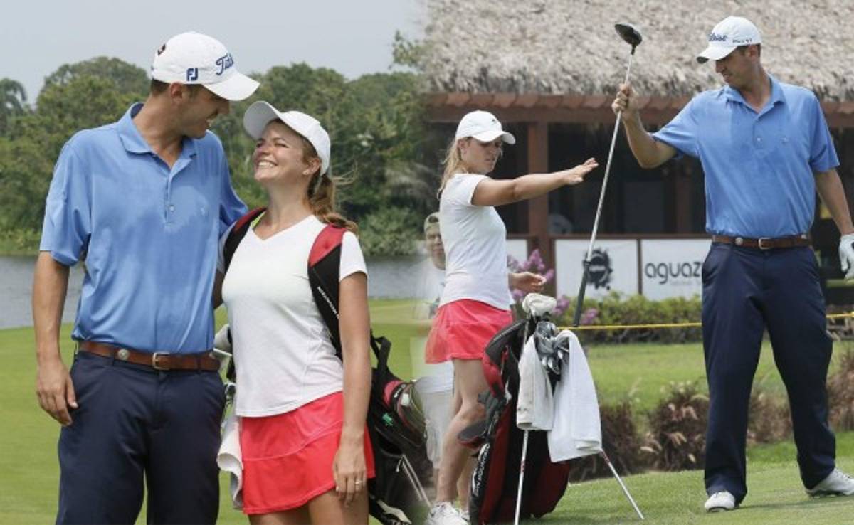 Case y Ashton, los une el amor por el golf