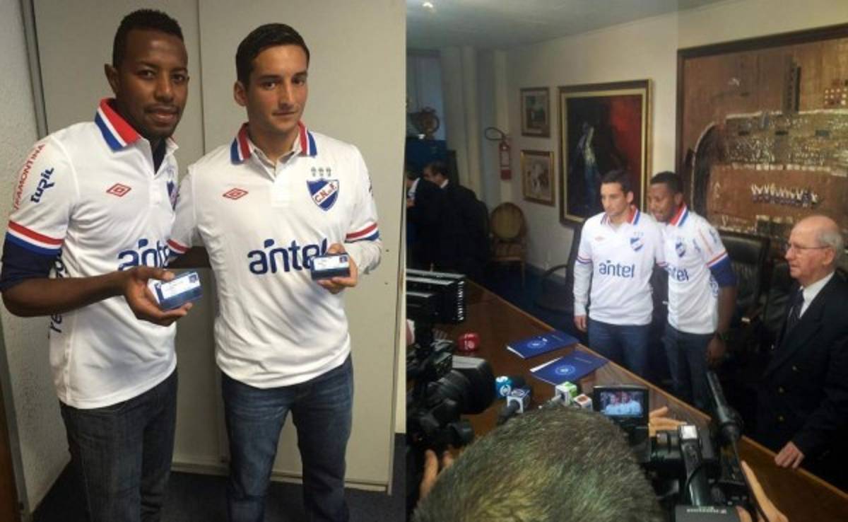 Velásquez Colón fue presentado en el Nacional de Uruguay