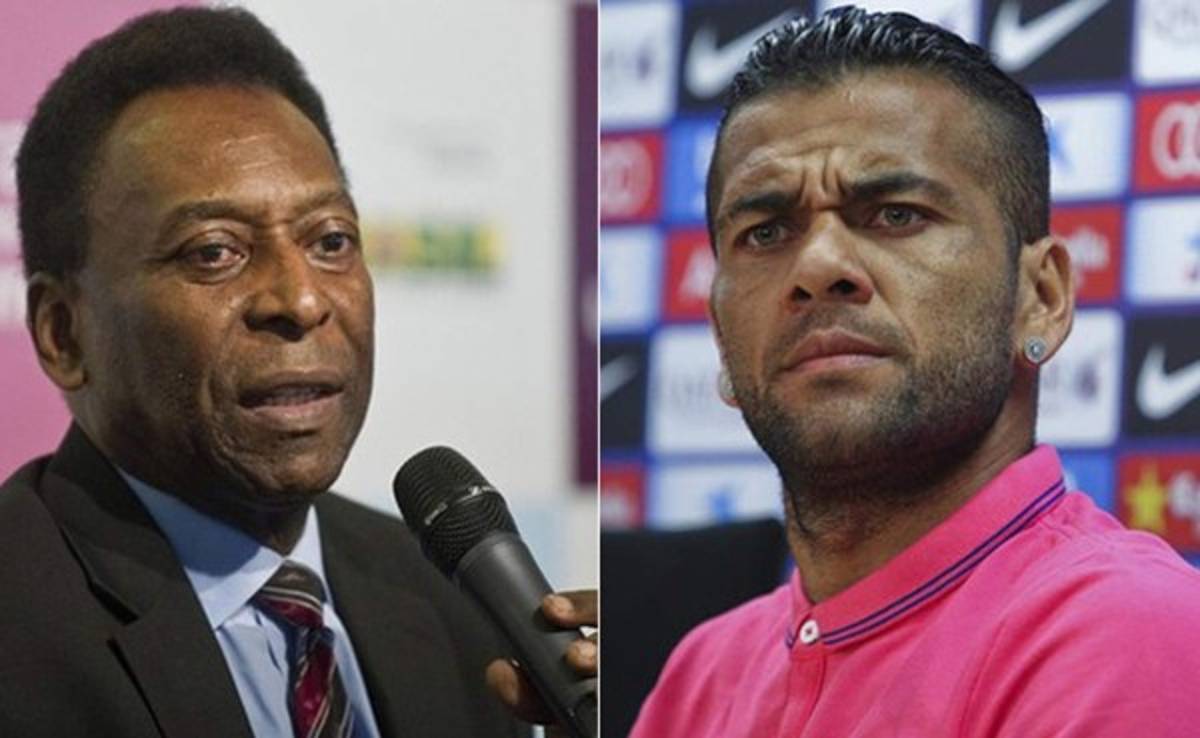 Dani Alves a Pelé: 'Eres el Rey, pero tengo más títulos que tú'