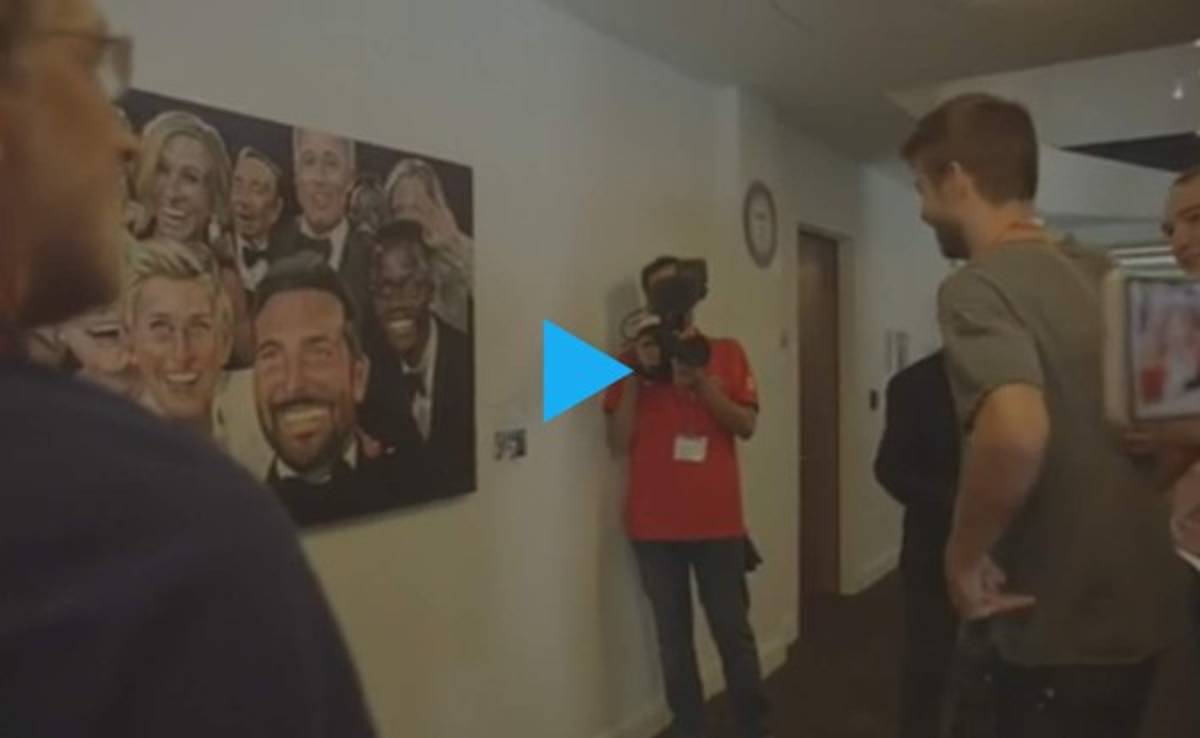 VIDEO: Piqué visitó la sede de Twitter en Estados Unidos