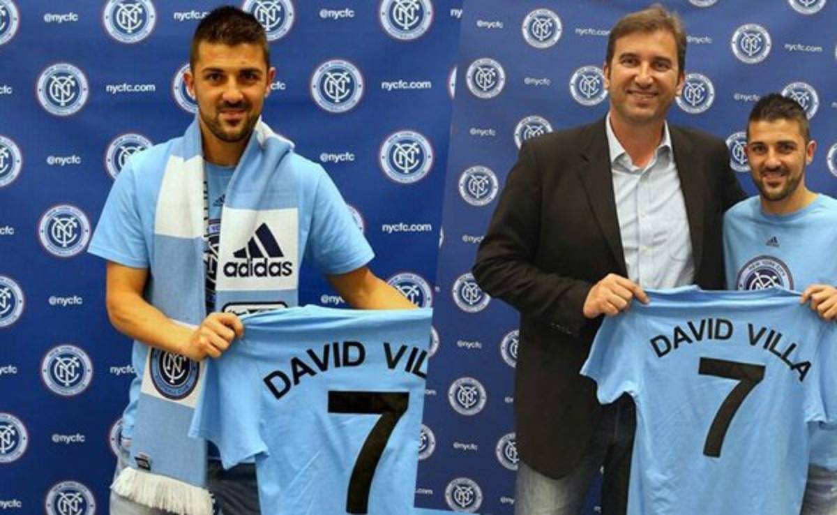 David Villa, presentado como jugador del New York City&nbsp;