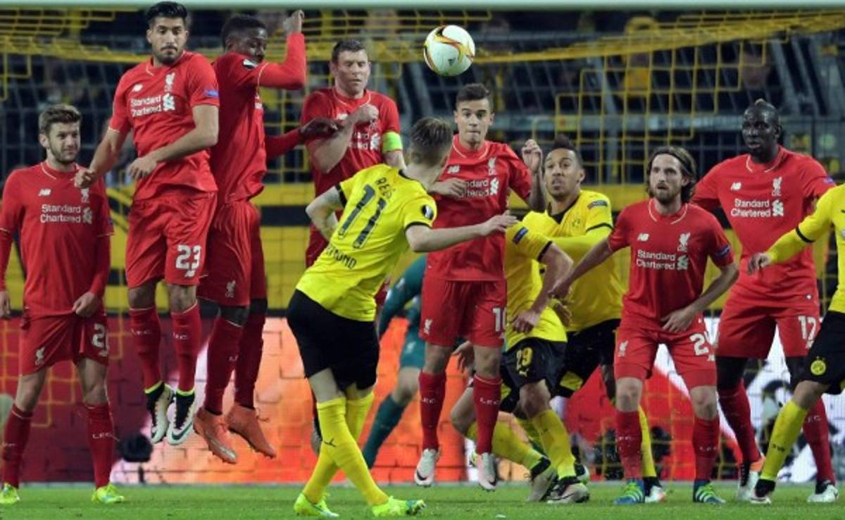 El Dortmund no aprovechó la localía y empató frente al Liverpool