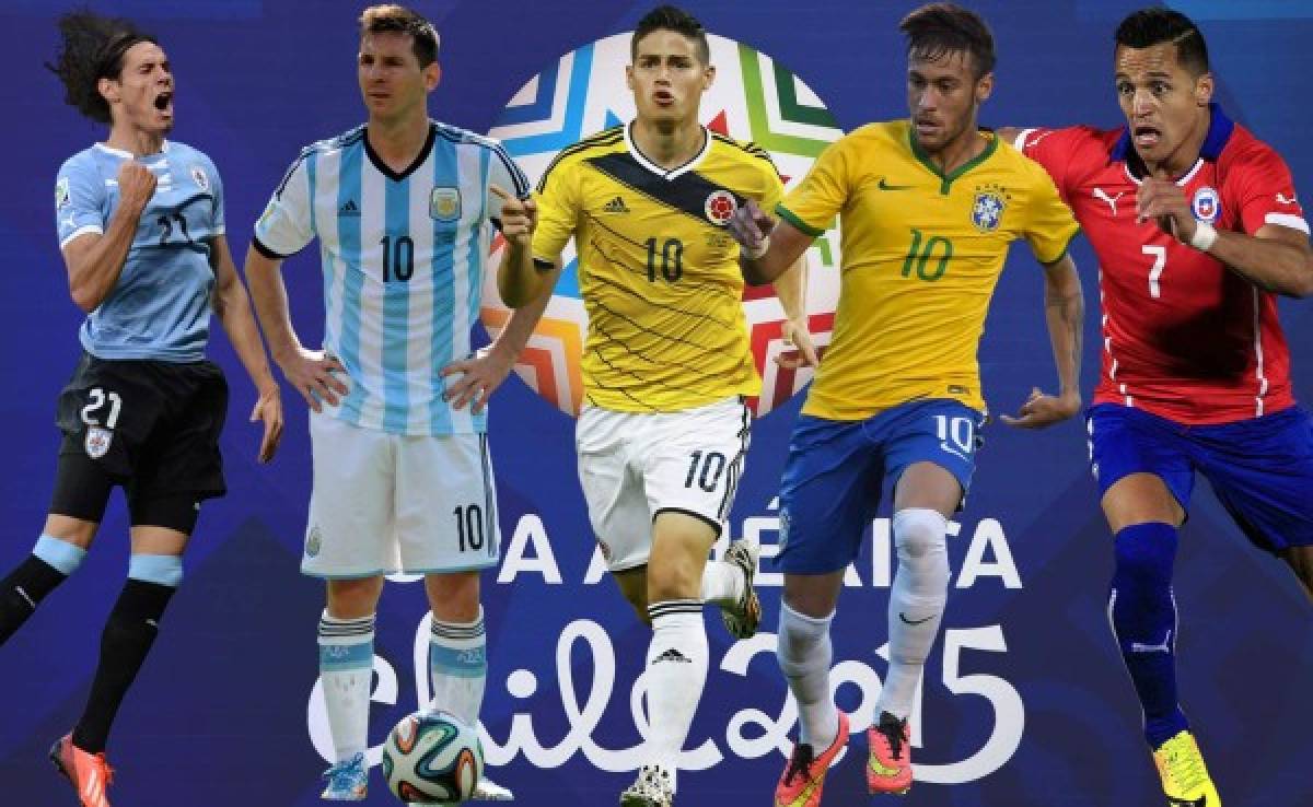 Las grandes figuras de la Copa América Chile 2015