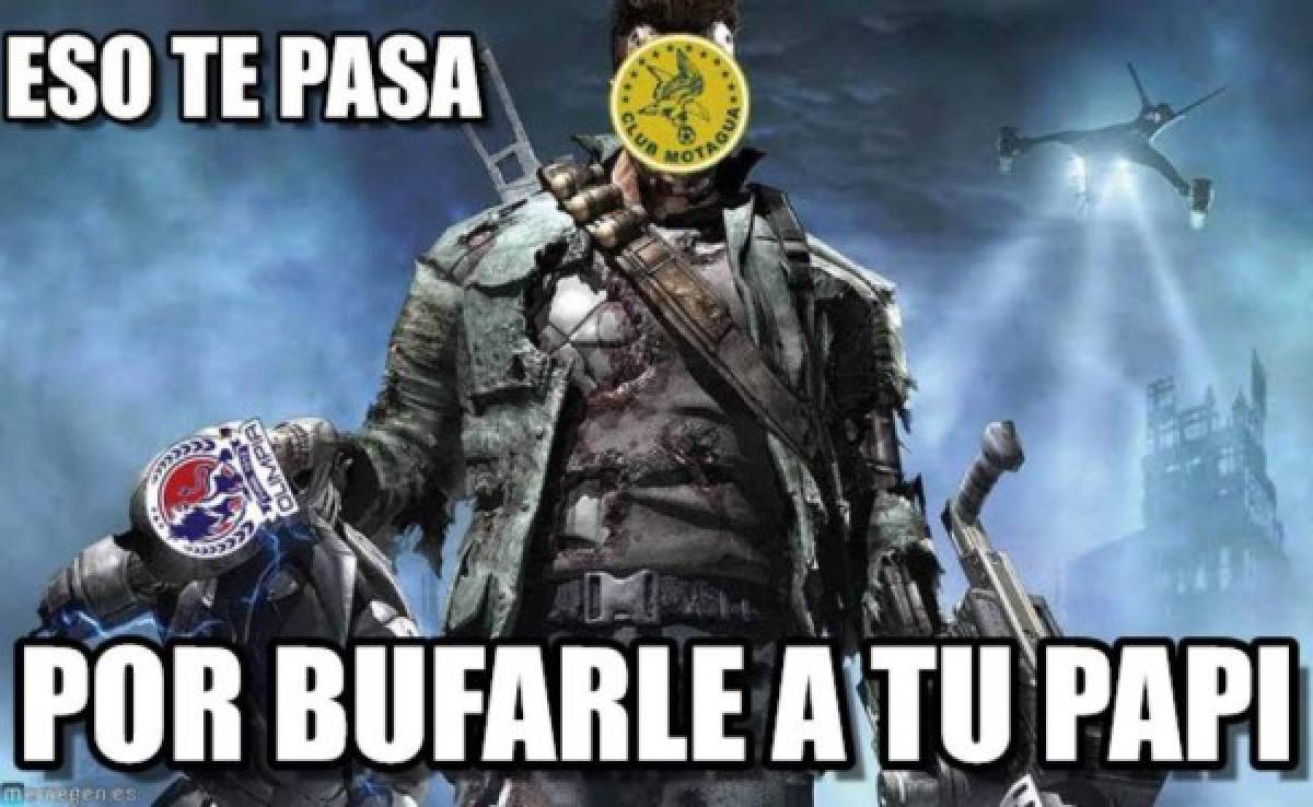 Motagua revienta con memes al Olimpia tras golearlo en Comayagua