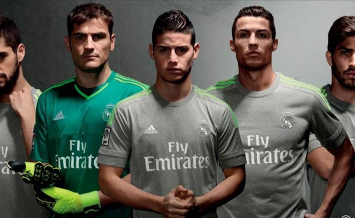 El gris toma protagonismo en los nuevos uniformes de Real Madrid