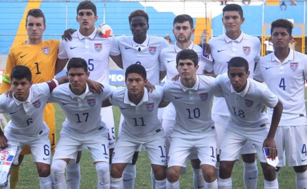 Sub-17 de Estados Unidos, una mezcla de latinos y europeos