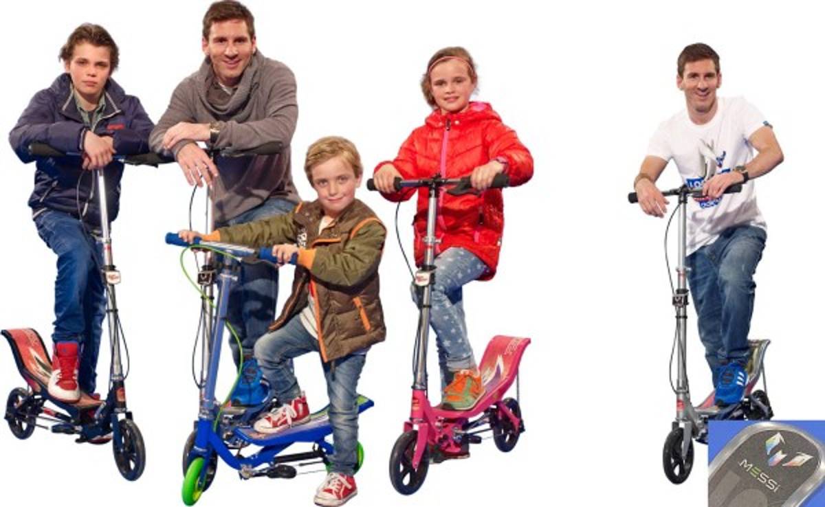 VIDEO: Messi se prueba con las 'Scooter'