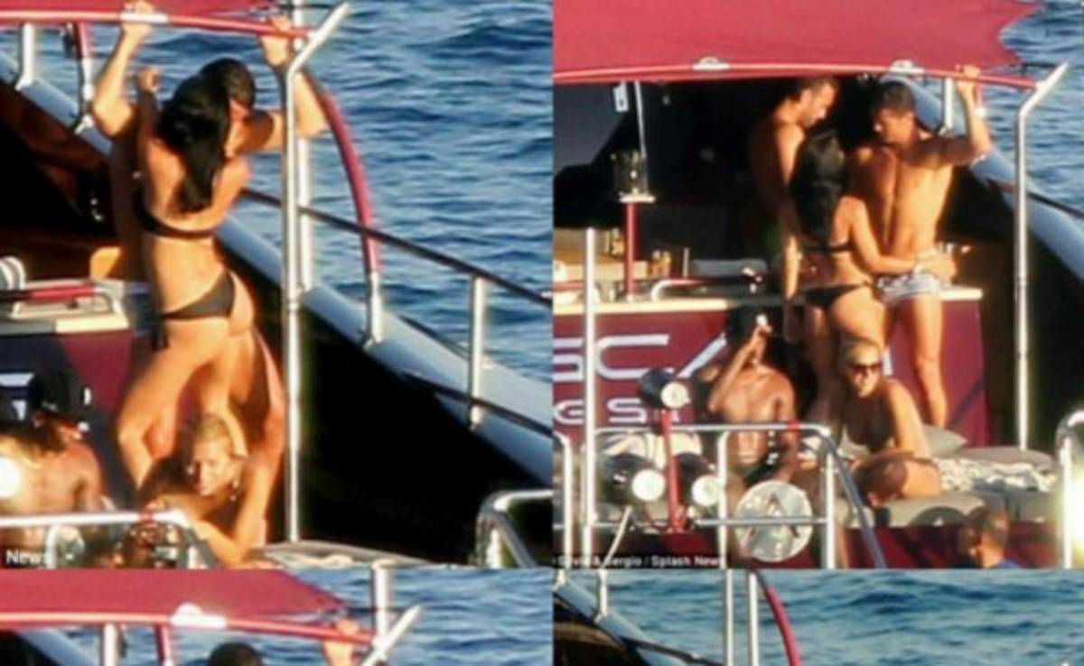 Cristiano Ronaldo disfruta de sus vacaciones con una chica misteriosa
