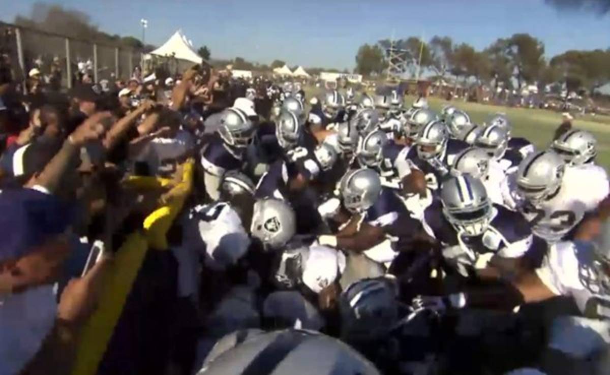 VIDEO: Raiders y Cowboys convierten entreno en descomunal pelea