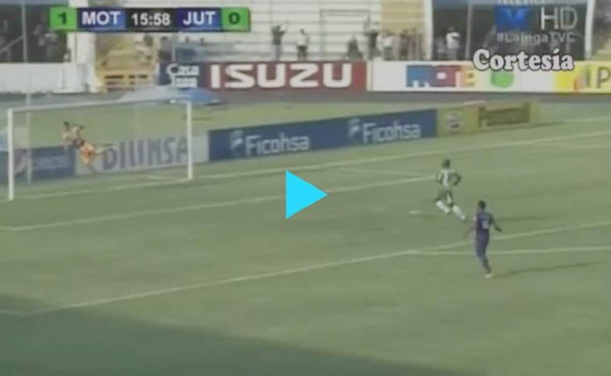 VIDEO: Tremendo golazo que marcó Lucas Gómez a Juticalpa FC