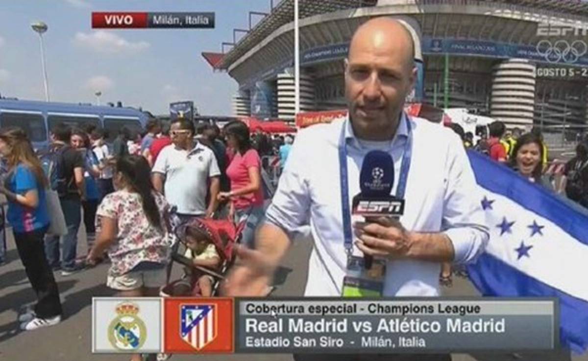 Hondureña se roba el show al 'robar' cámara en plena transmisión de ESPN
