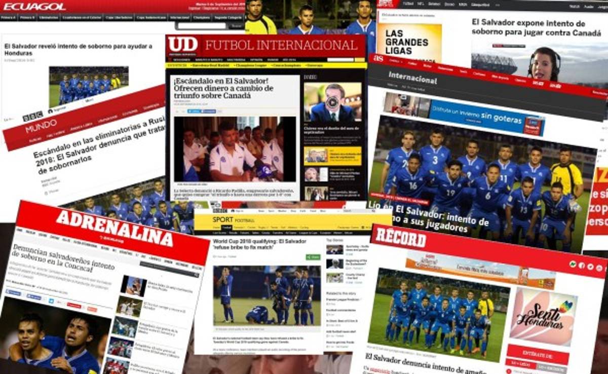 Prensa mundial hace eco del escándalo que denunciaron seleccionados de El Salvador
