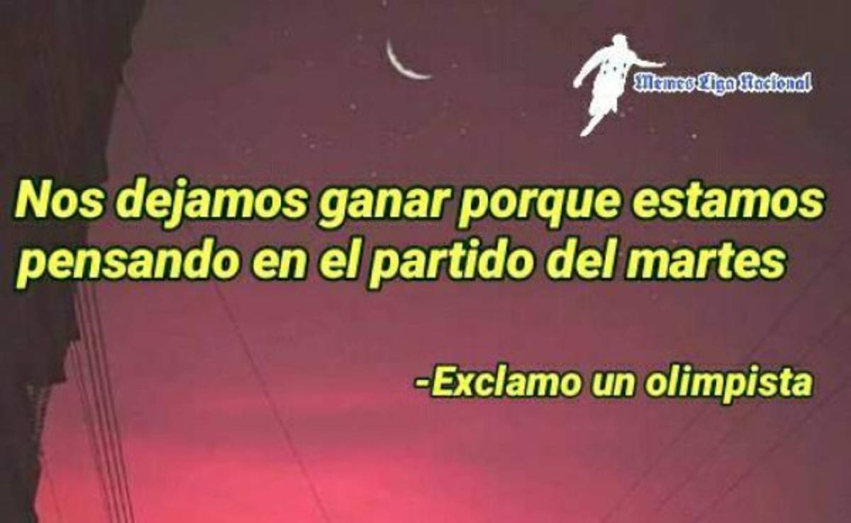 Motagua revienta con memes al Olimpia tras golearlo en Comayagua