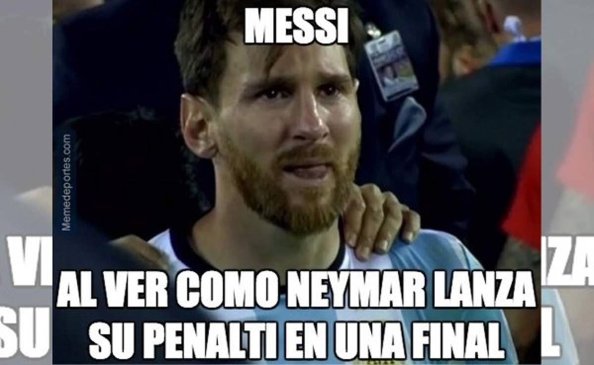 Neymar es campeón con Brasil y los memes de burlan de Messi  